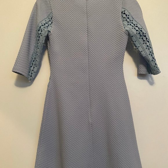 ASOS PETITE Skater Dress with Lace Insert - Picture 5 of 6